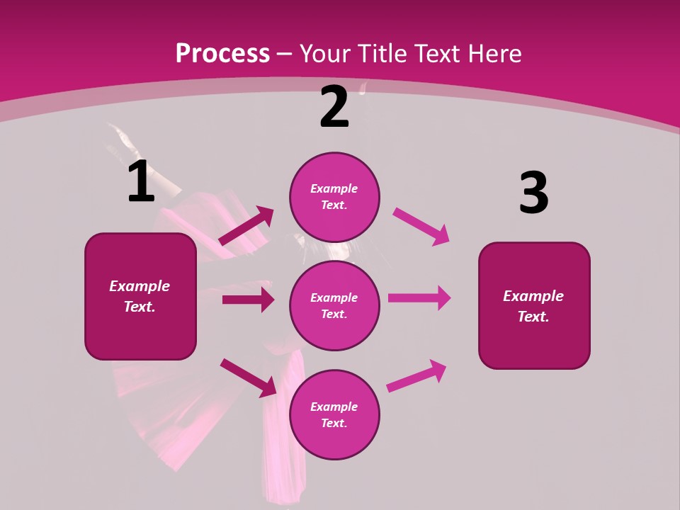 Ballerina Elegance Posing PowerPoint Template