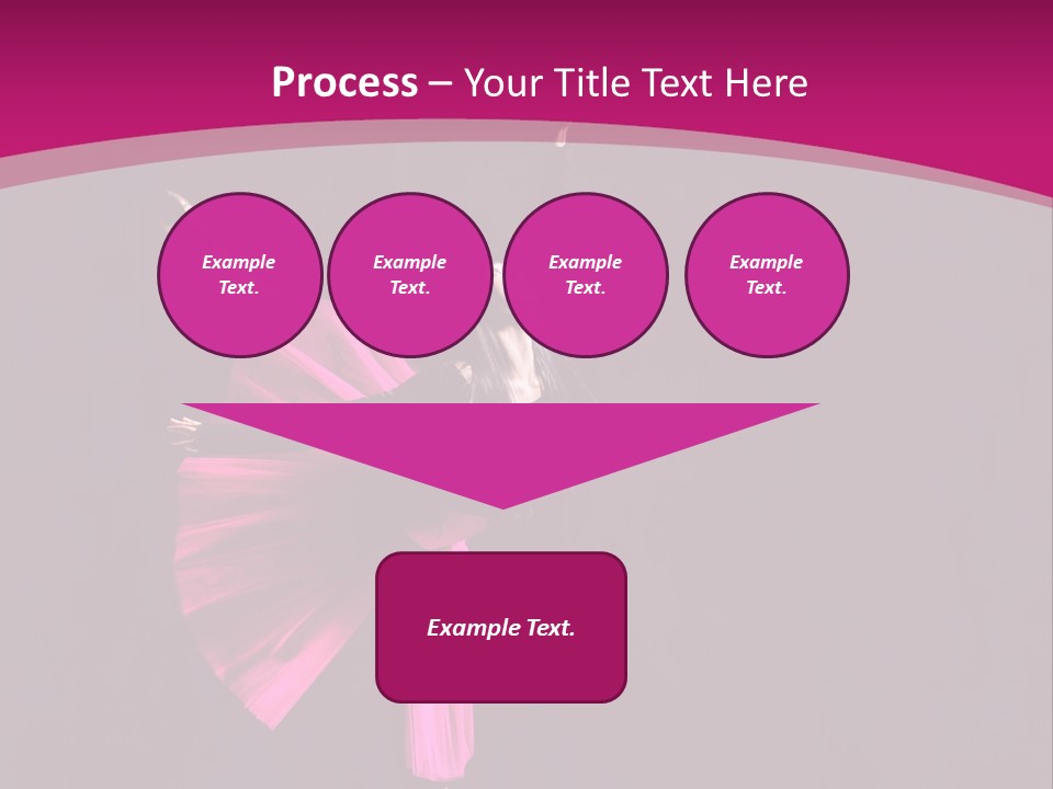 Ballerina Elegance Posing PowerPoint Template