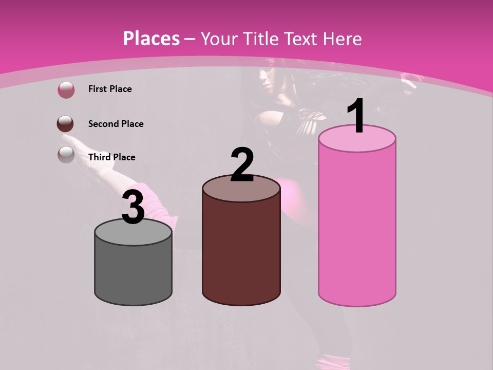 Teenager Dance Girl PowerPoint Template