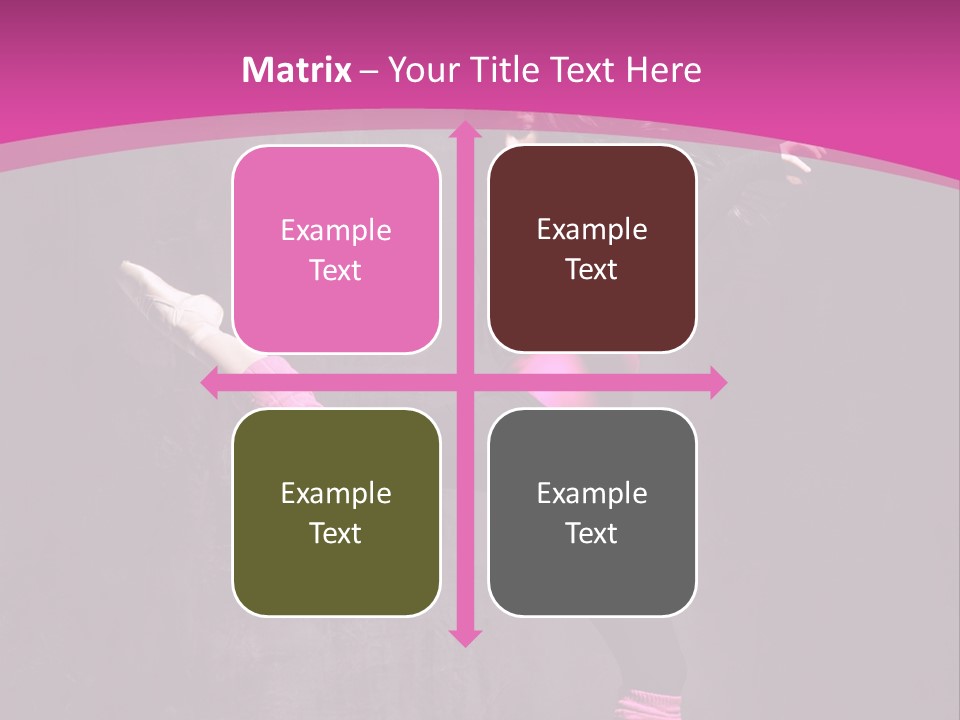 Teenager Dance Girl PowerPoint Template