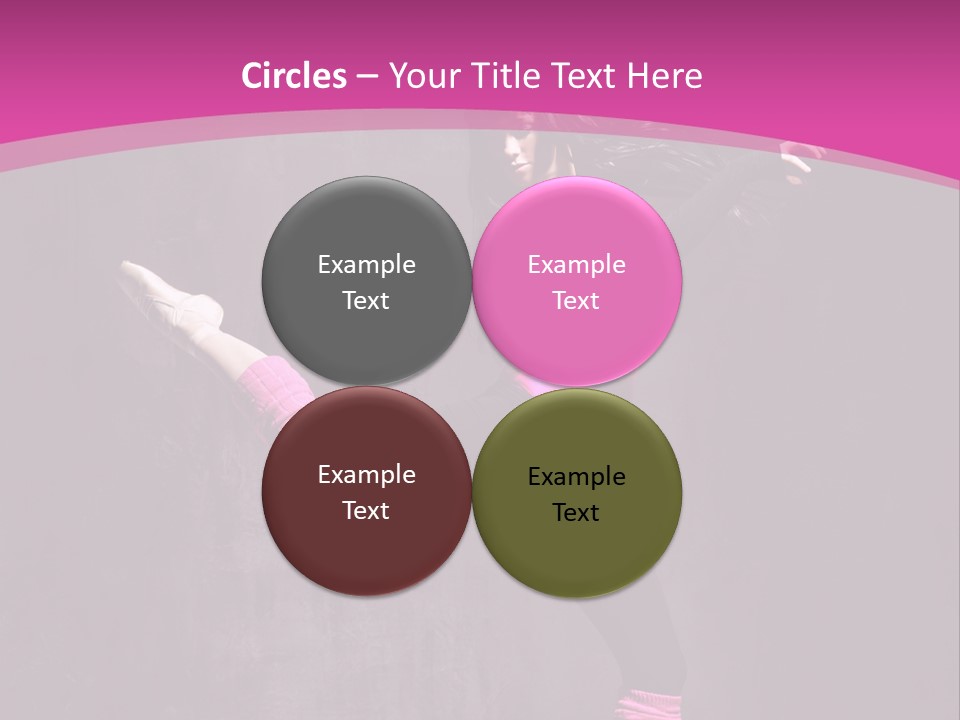 Teenager Dance Girl PowerPoint Template