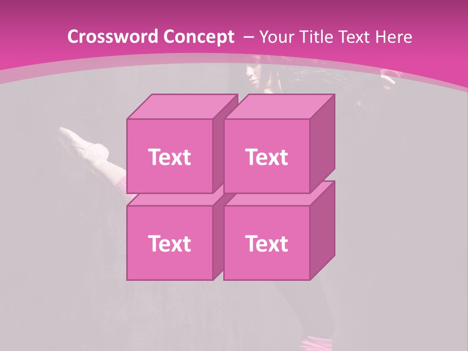 Teenager Dance Girl PowerPoint Template