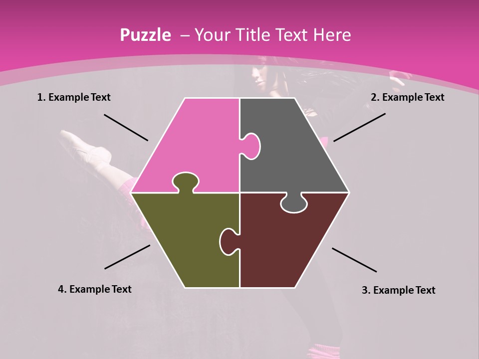 Teenager Dance Girl PowerPoint Template