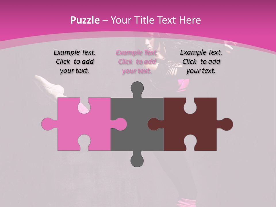 Teenager Dance Girl PowerPoint Template