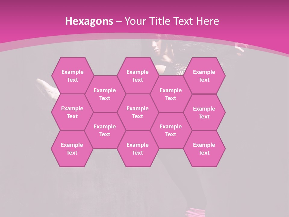 Teenager Dance Girl PowerPoint Template