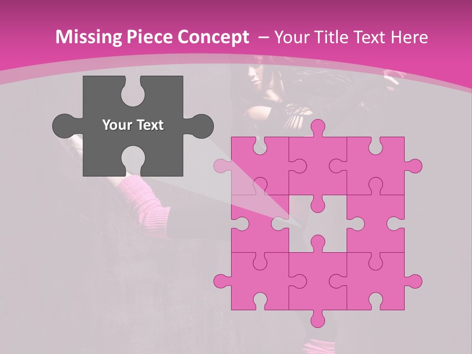 Teenager Dance Girl PowerPoint Template