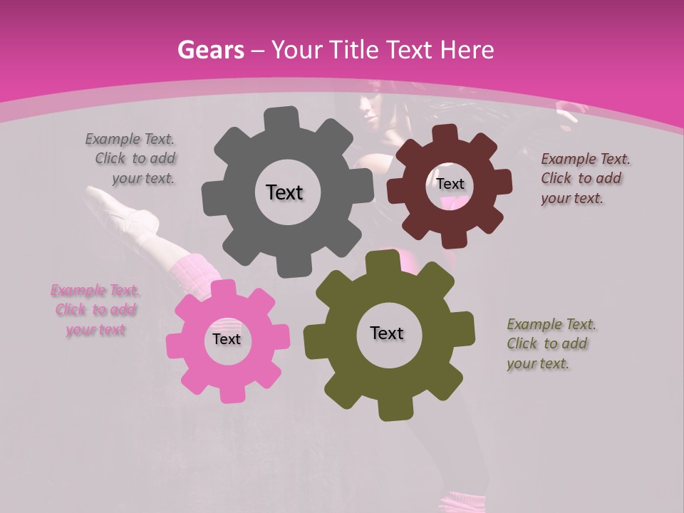 Teenager Dance Girl PowerPoint Template