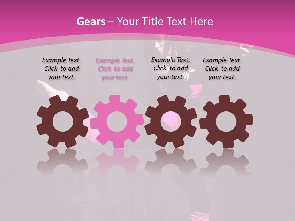 Teenager Dance Girl PowerPoint Template