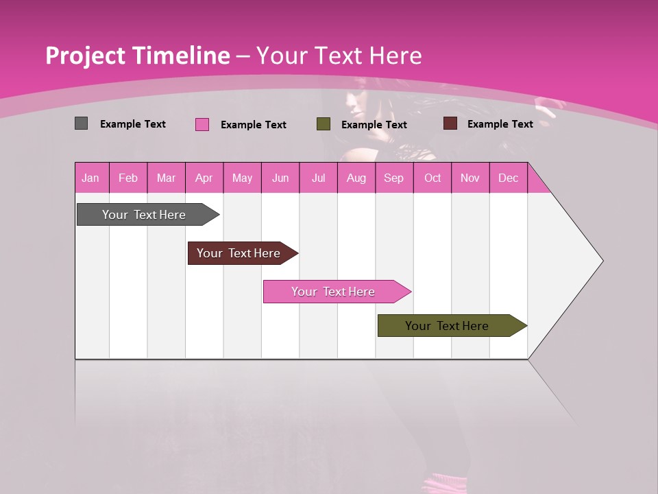 Teenager Dance Girl PowerPoint Template