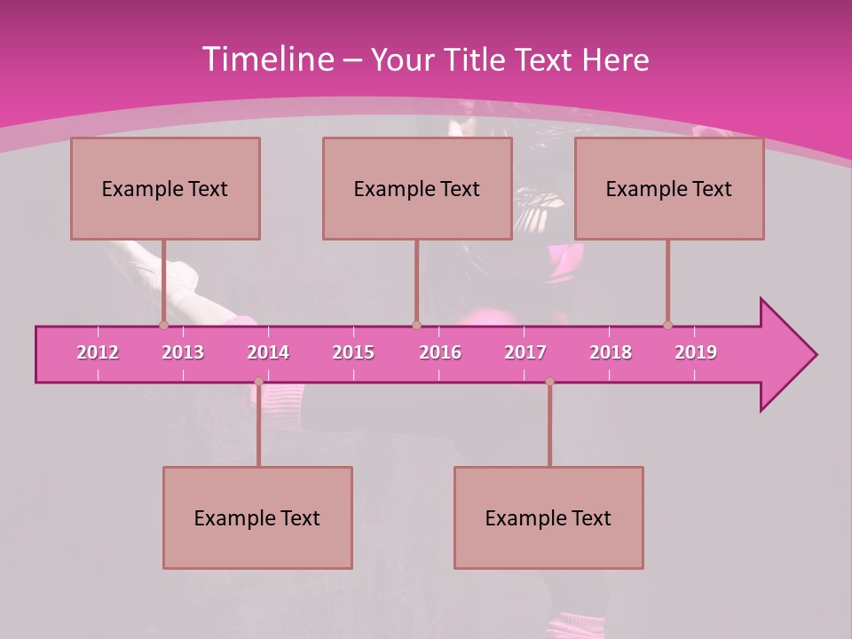 Teenager Dance Girl PowerPoint Template