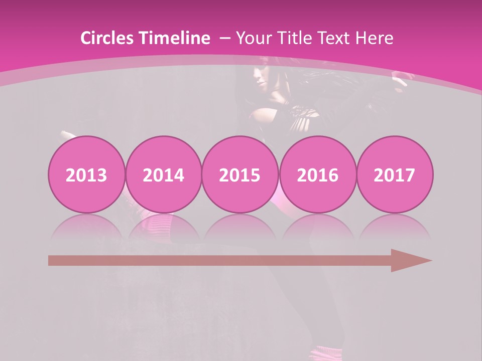 Teenager Dance Girl PowerPoint Template