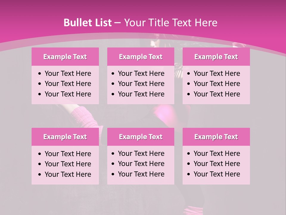 Teenager Dance Girl PowerPoint Template