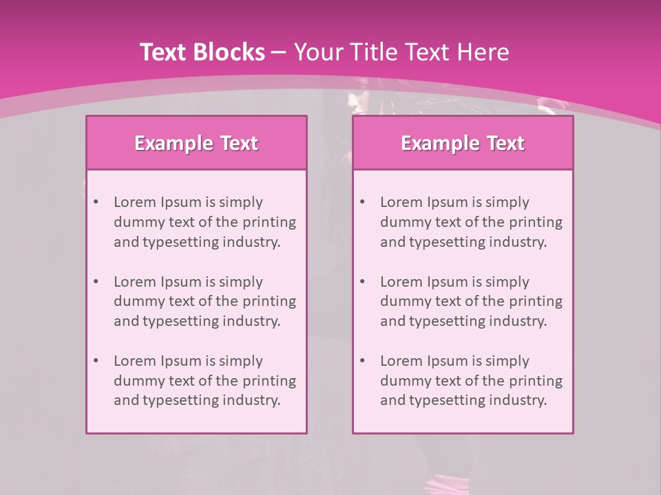 Teenager Dance Girl PowerPoint Template