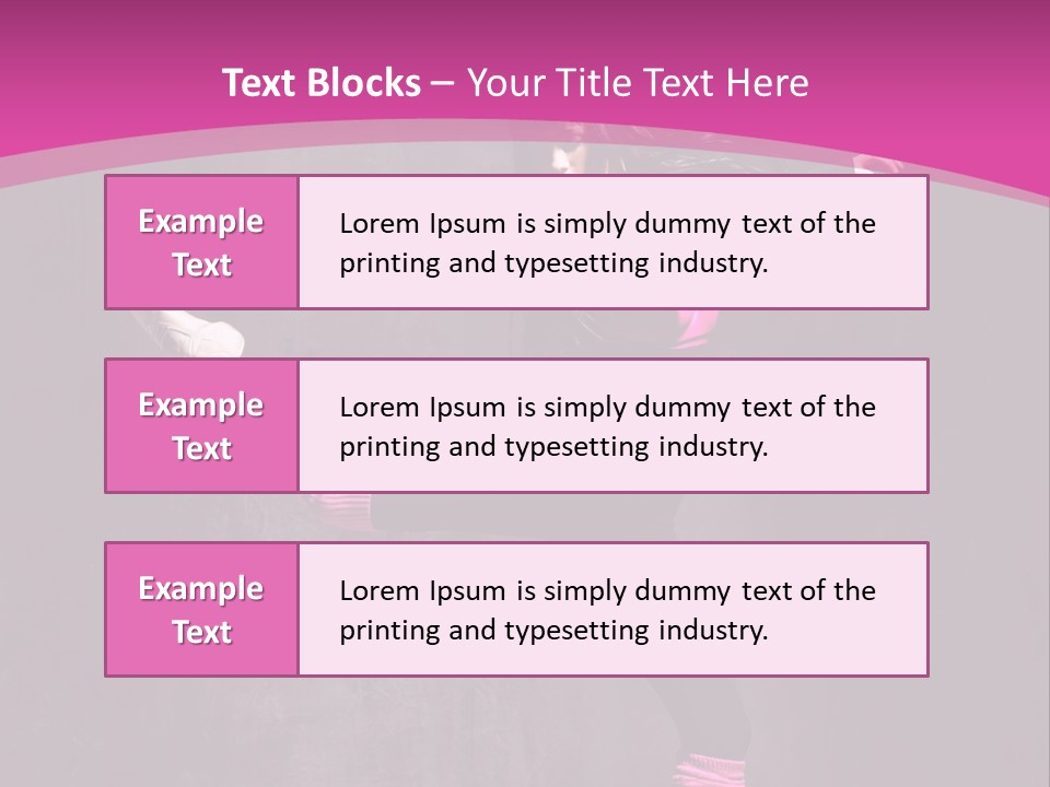 Teenager Dance Girl PowerPoint Template