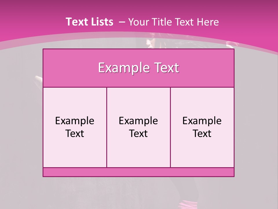 Teenager Dance Girl PowerPoint Template