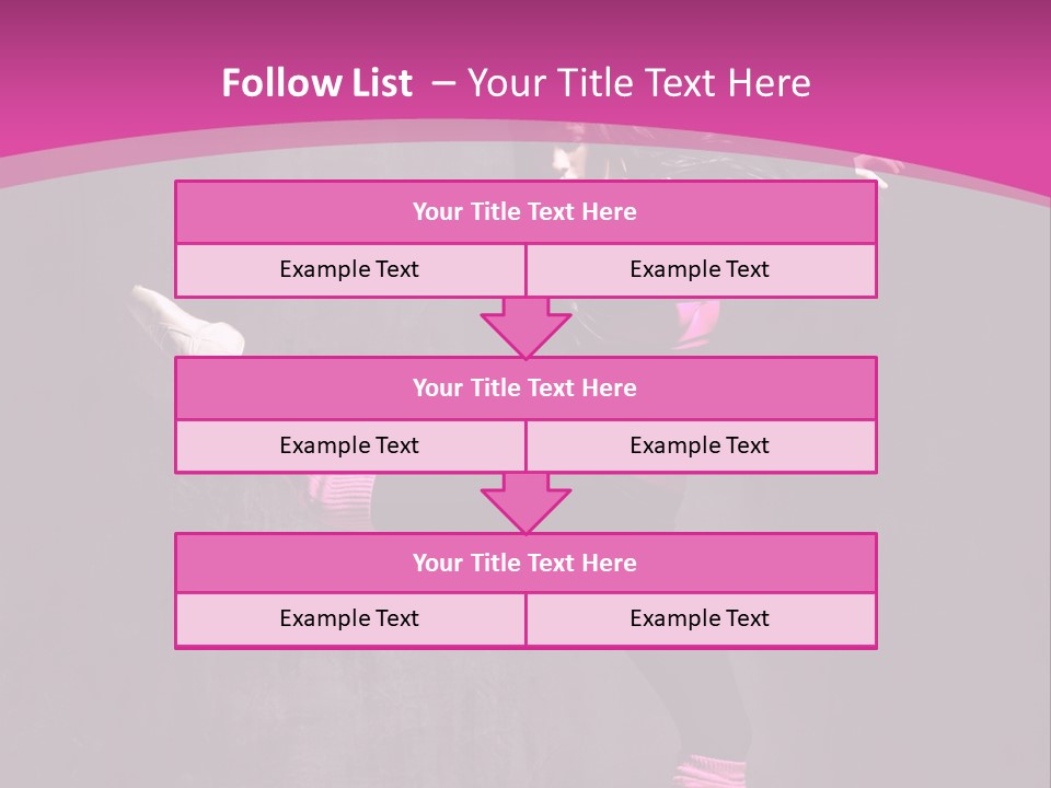 Teenager Dance Girl PowerPoint Template