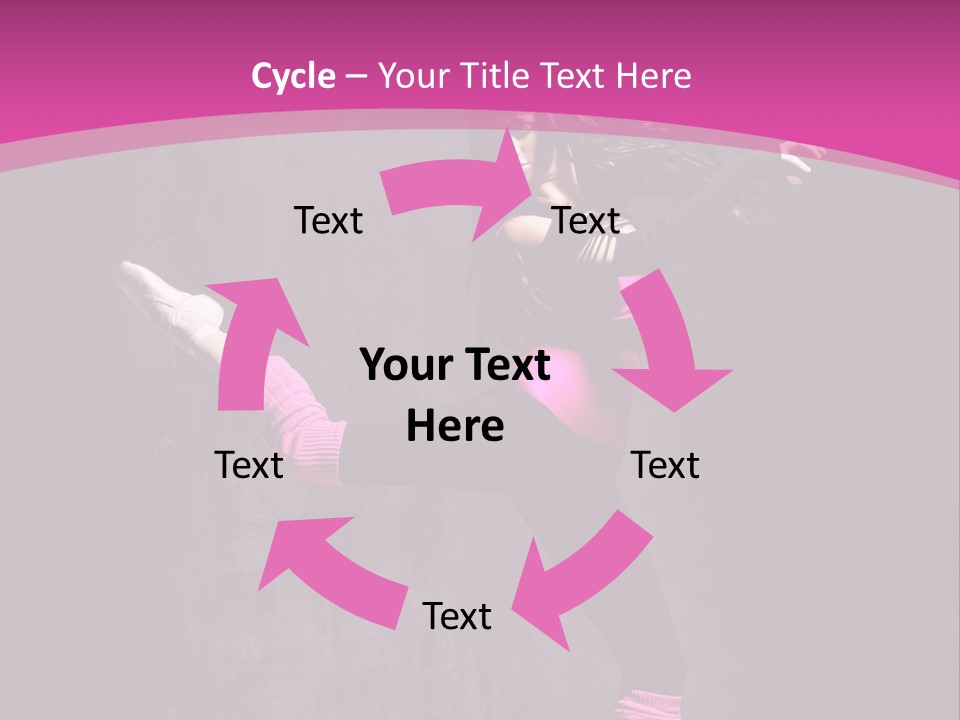 Teenager Dance Girl PowerPoint Template