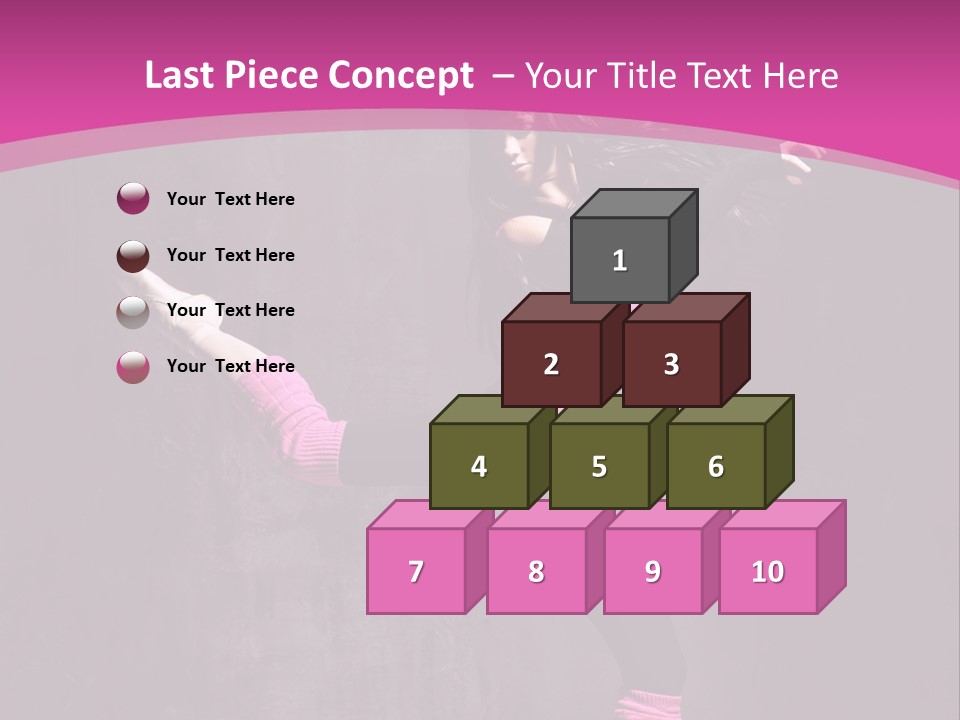 Teenager Dance Girl PowerPoint Template