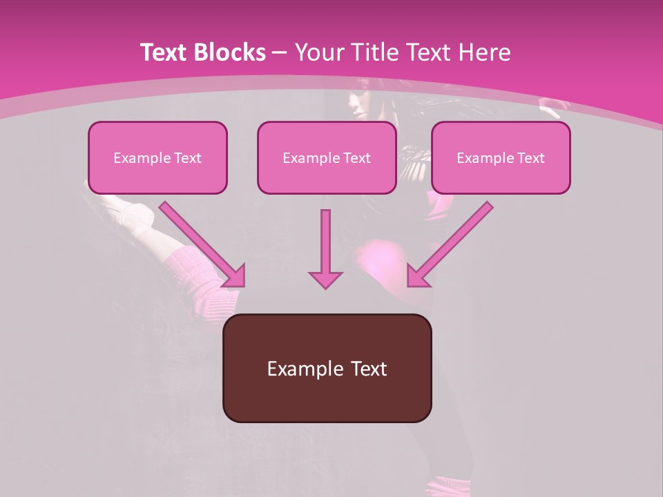 Teenager Dance Girl PowerPoint Template