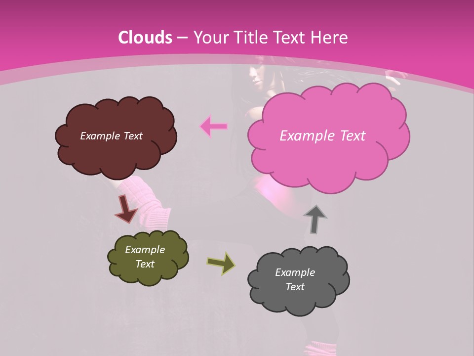 Teenager Dance Girl PowerPoint Template