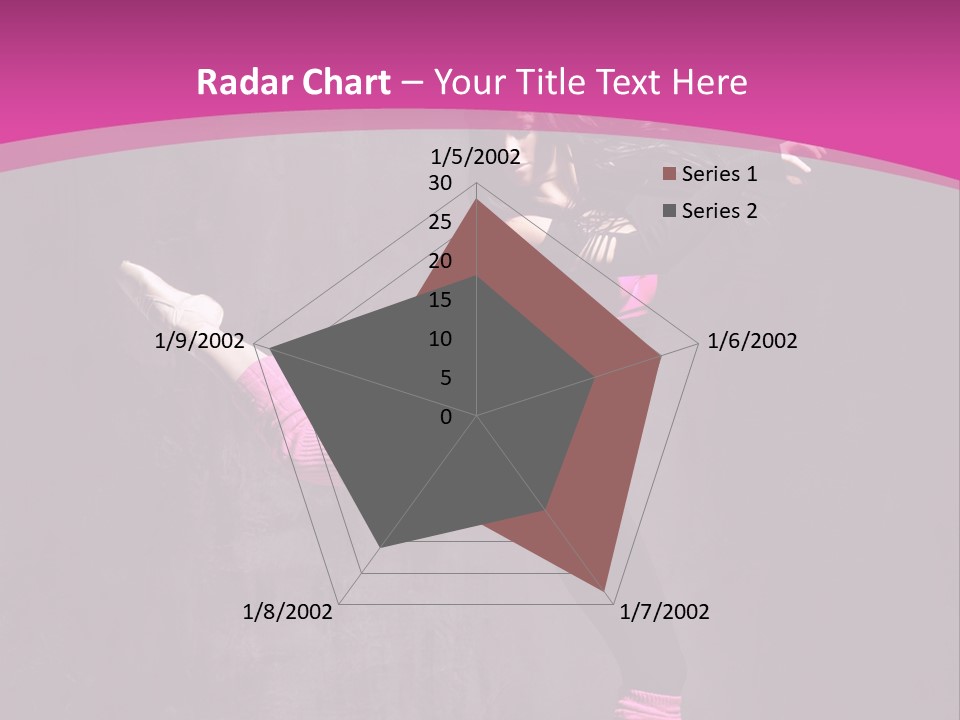 Teenager Dance Girl PowerPoint Template