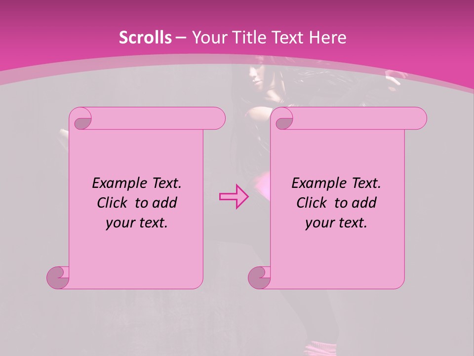 Teenager Dance Girl PowerPoint Template