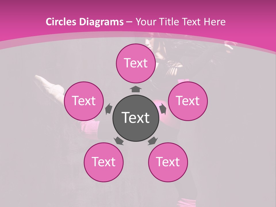 Teenager Dance Girl PowerPoint Template