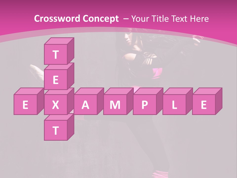 Teenager Dance Girl PowerPoint Template