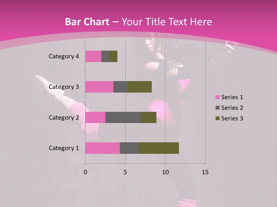 Teenager Dance Girl PowerPoint Template