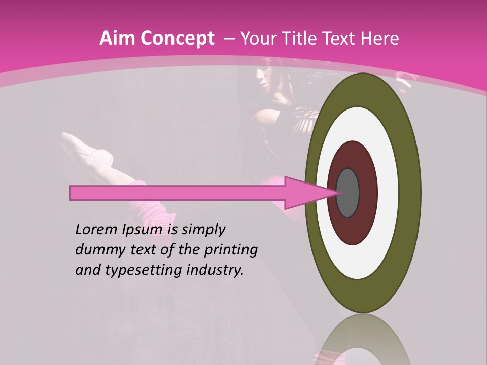 Teenager Dance Girl PowerPoint Template