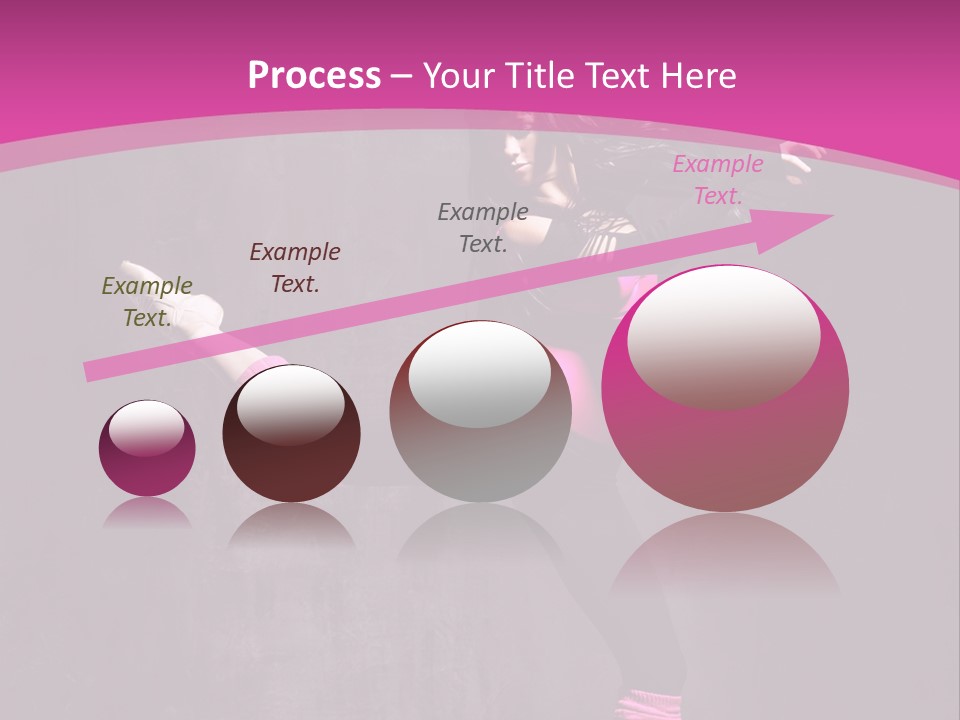 Teenager Dance Girl PowerPoint Template