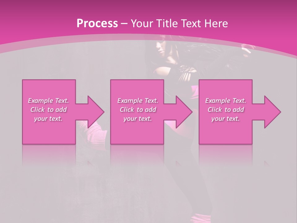 Teenager Dance Girl PowerPoint Template