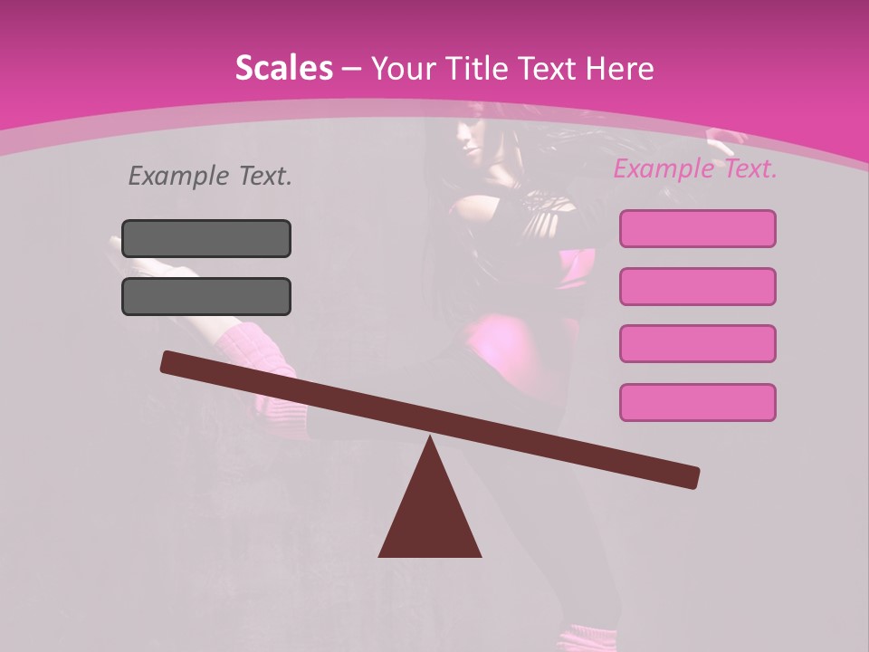 Teenager Dance Girl PowerPoint Template