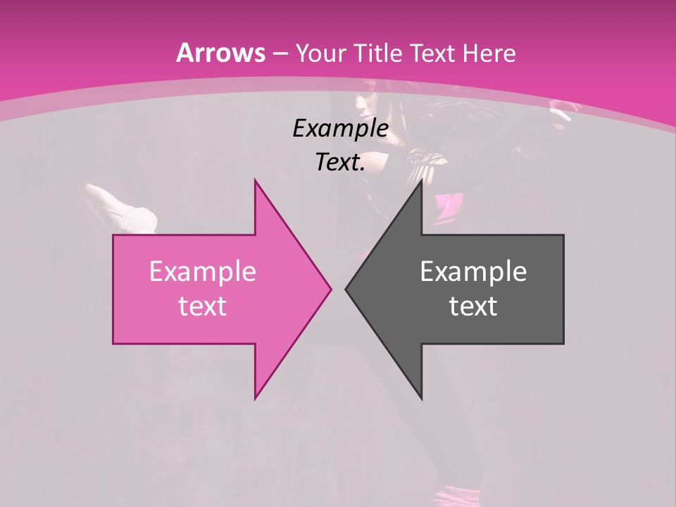 Teenager Dance Girl PowerPoint Template