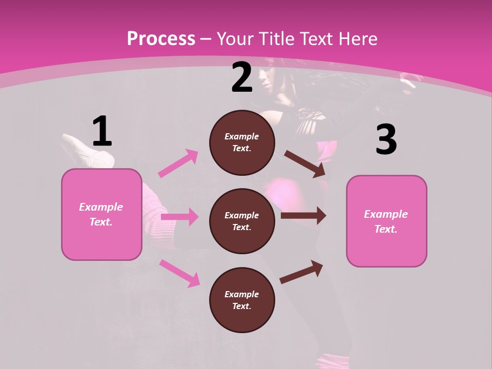 Teenager Dance Girl PowerPoint Template