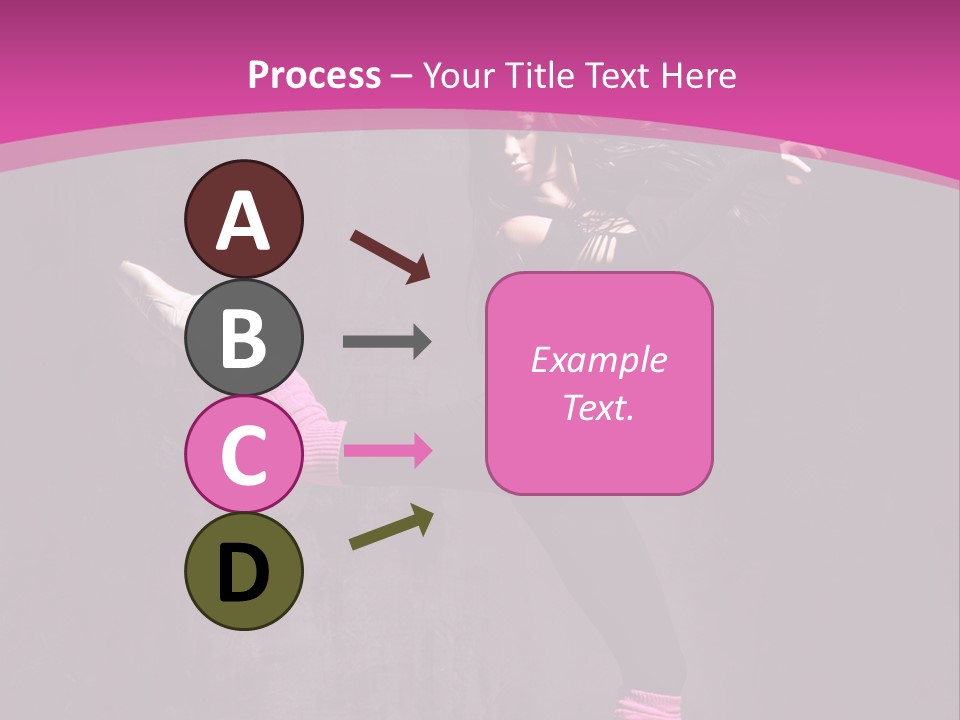 Teenager Dance Girl PowerPoint Template