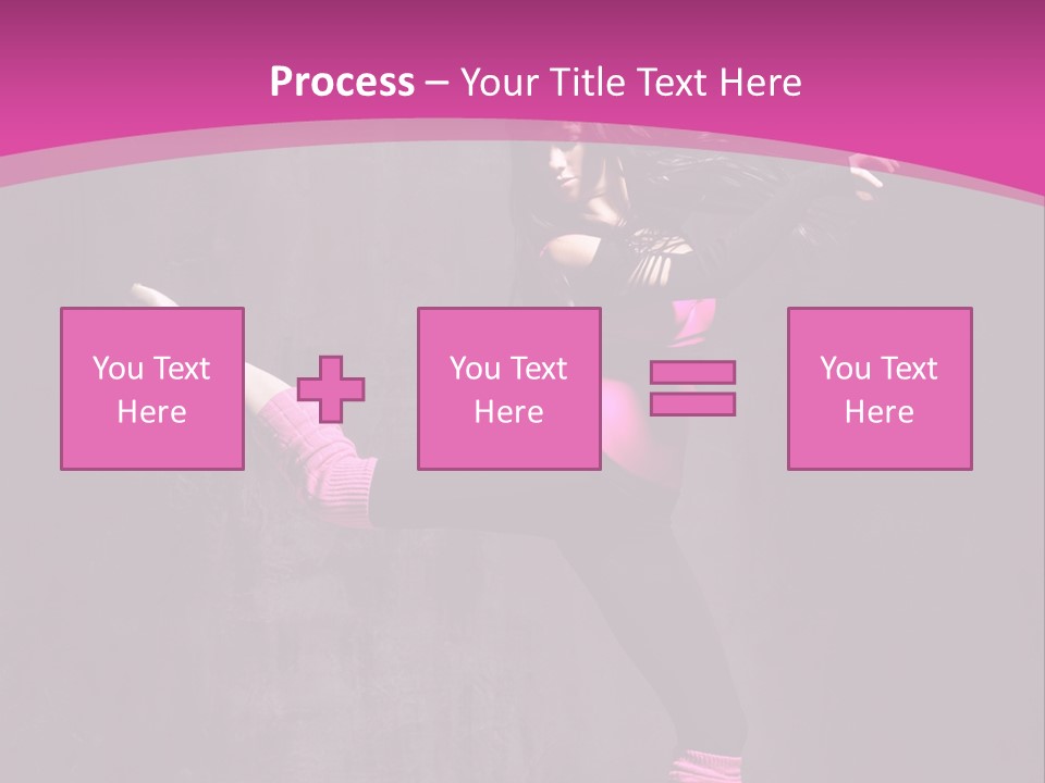 Teenager Dance Girl PowerPoint Template