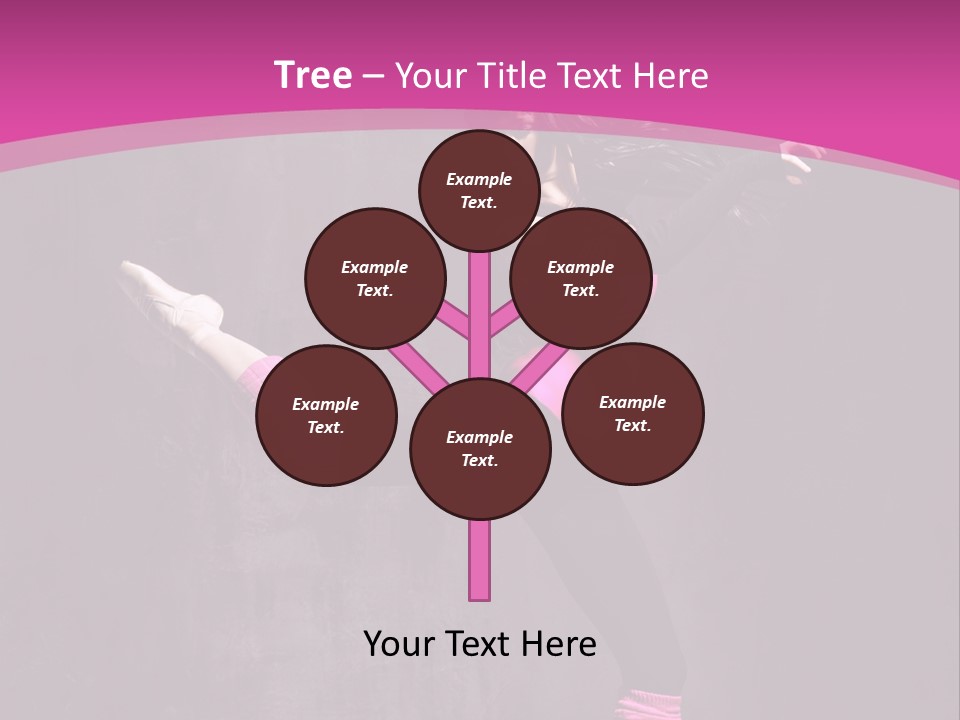 Teenager Dance Girl PowerPoint Template