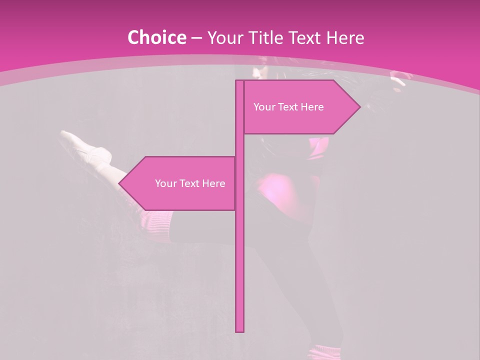 Teenager Dance Girl PowerPoint Template