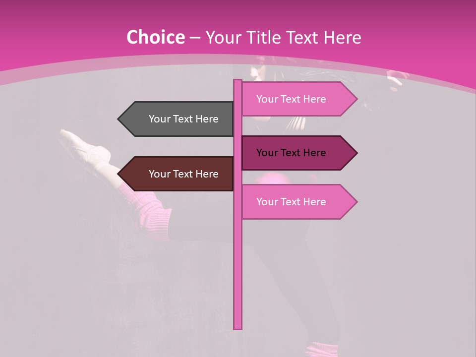 Teenager Dance Girl PowerPoint Template