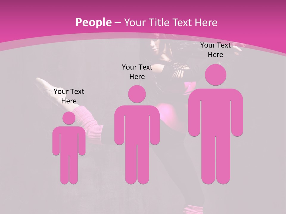 Teenager Dance Girl PowerPoint Template