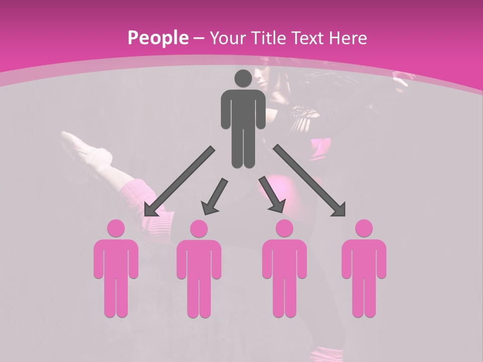 Teenager Dance Girl PowerPoint Template