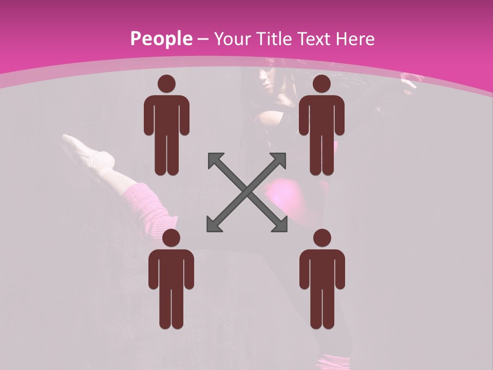 Teenager Dance Girl PowerPoint Template