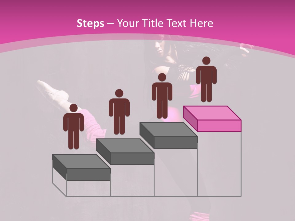 Teenager Dance Girl PowerPoint Template