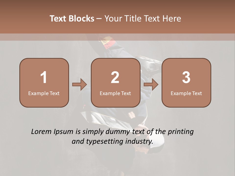 Pose Headstand Moving PowerPoint Template