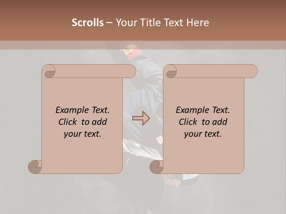 Pose Headstand Moving PowerPoint Template