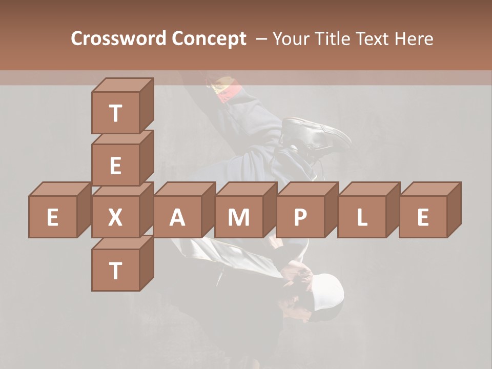 Pose Headstand Moving PowerPoint Template