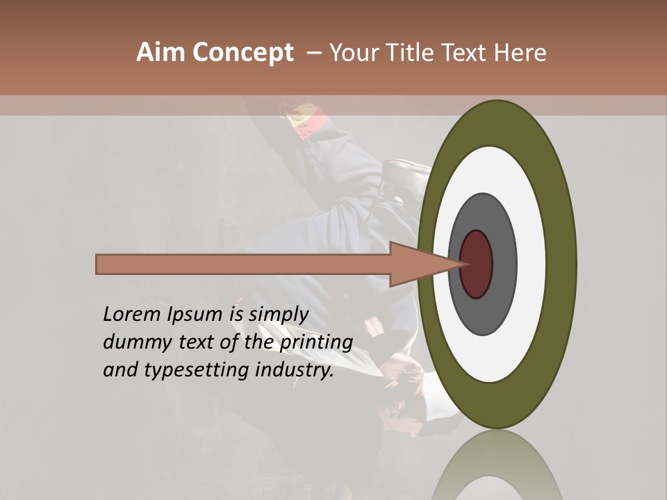 Pose Headstand Moving PowerPoint Template