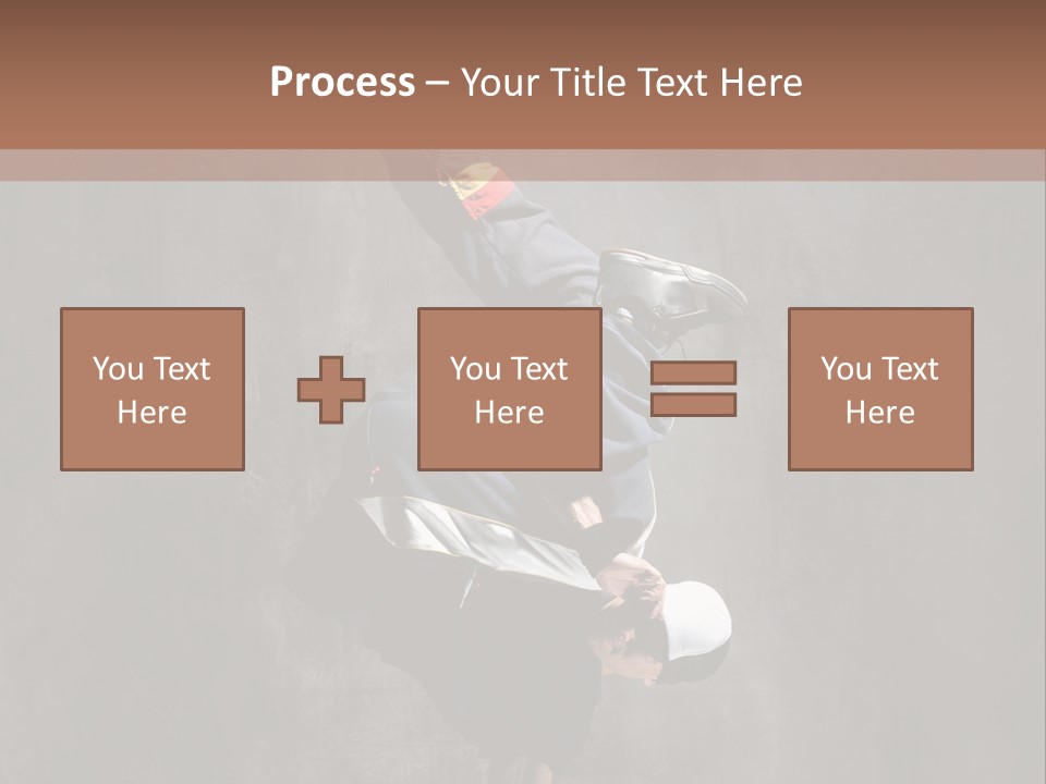 Pose Headstand Moving PowerPoint Template