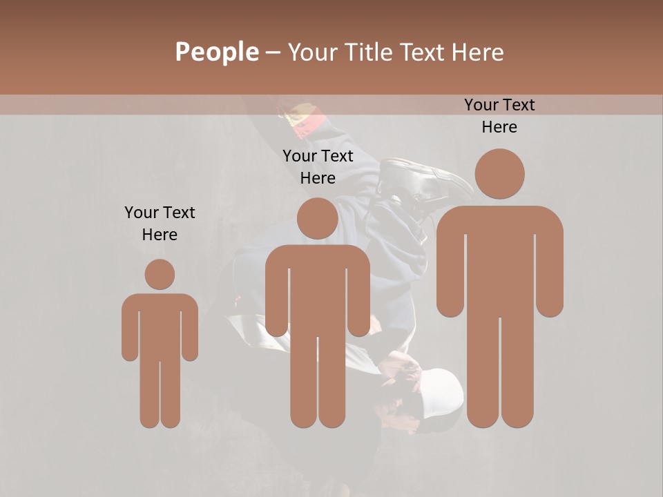 Pose Headstand Moving PowerPoint Template